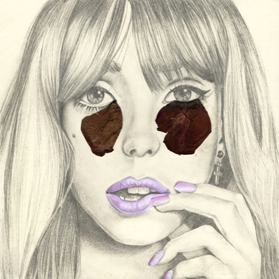 Anielka Hampson Drawing Study for Femme Fatale Series 12